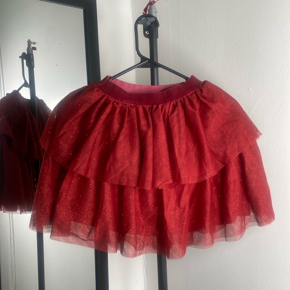 H&M Glittered mesh Girls Skirt